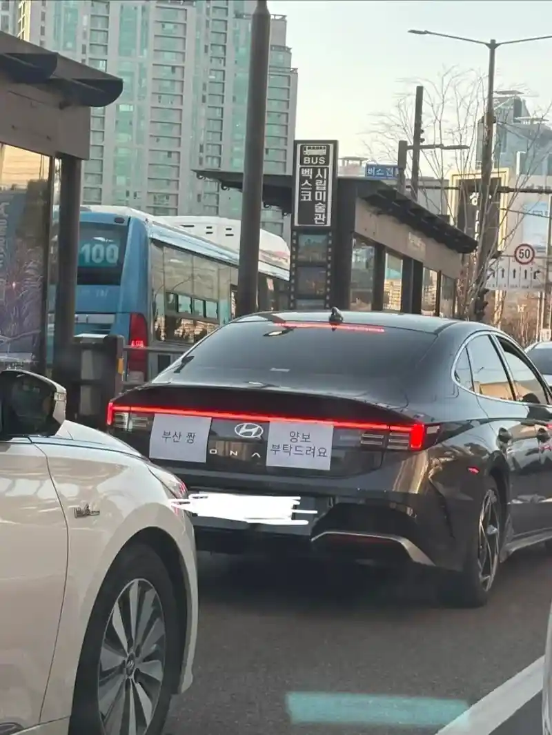 부산에 처음 놀러 온 초보운전자