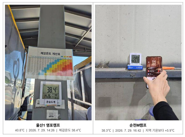 ‘42도’ 물류캠프서 일하던 쿠팡 노동자 2명 쓰러져…“선풍기도