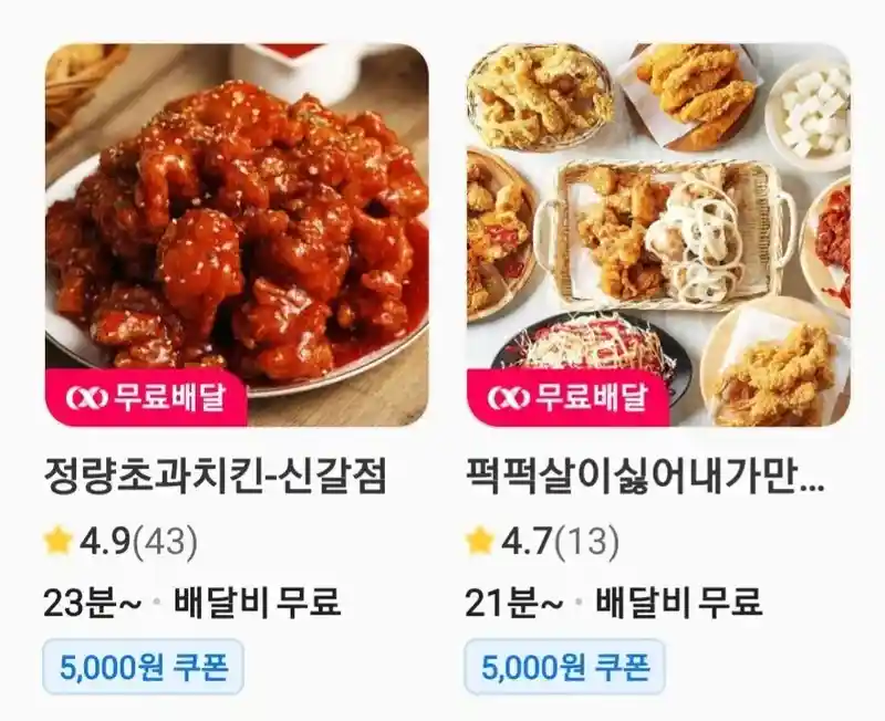 배달 전문 식당 특징