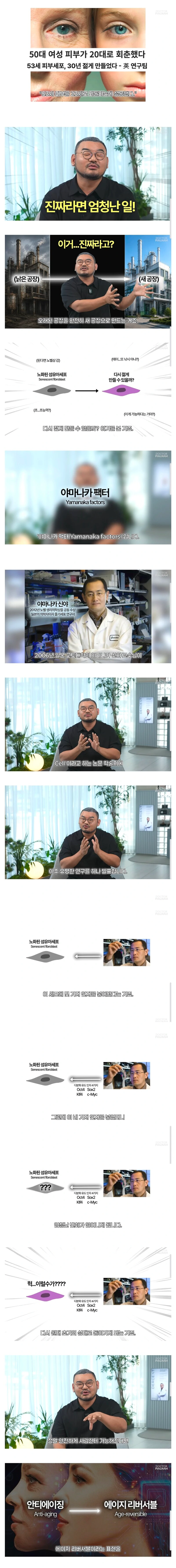 53세 피부를 23세 피부로 돌리는데 성공함 – 英연구팀