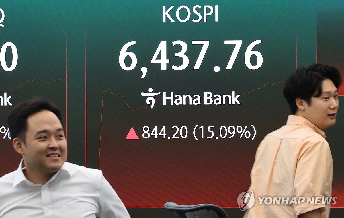 [속보] 코스피, 사상최대 폭등 마감…17.9% 오른