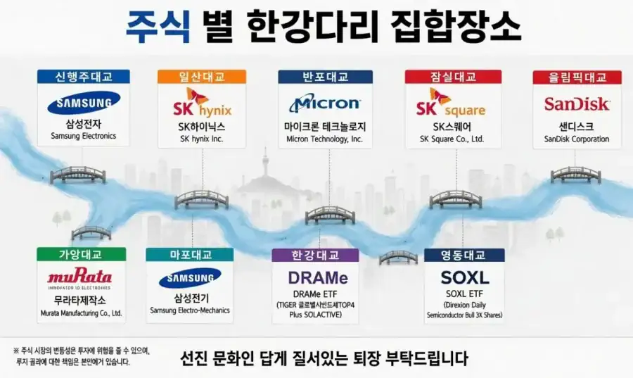 주식별 한강다리 집합장소