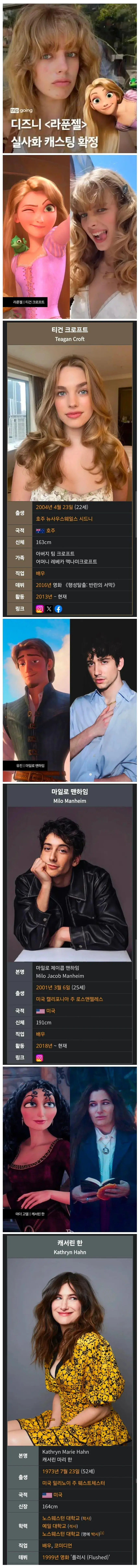 몇 번 망하고 결국 PC 버린 디즈니 신작 캐스팅