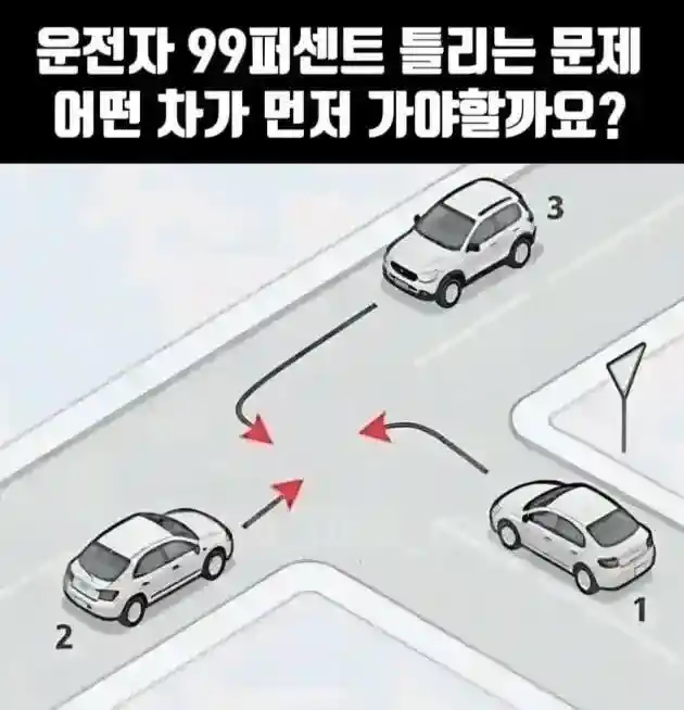 운전자 99%가 틀리는 교통문제