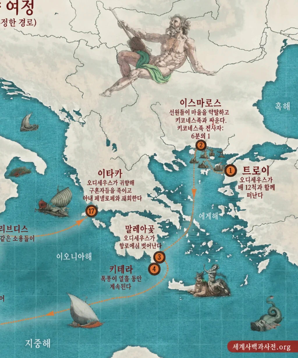 (Pic)펌) 알고보면 의외라는 오디세우스 10년 귀향길.jpg