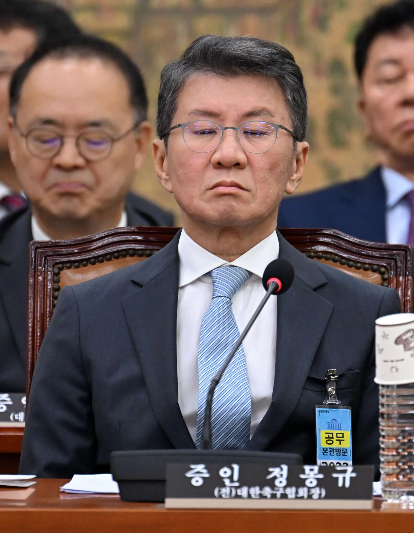 정몽규 전 축구협회장 "16강 진출했다면 청문회 열리지 않았을 것"