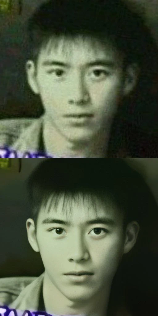 어느 연예인의 중3 때의 사진