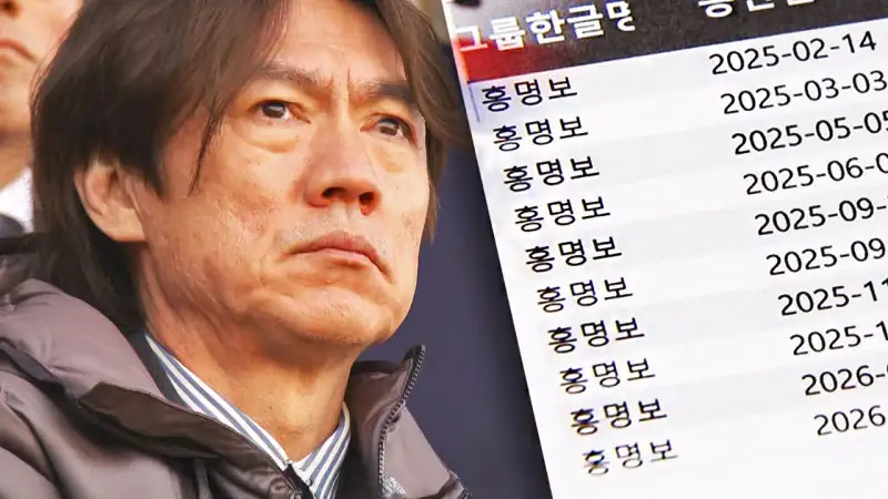 한우집, 중식당, 호텔…홍명보, 2년간 자택 근처서만 축협 법카 1400만원…