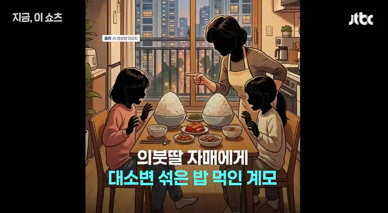 의붓딸 자매를 10년동안 학대한 계모
