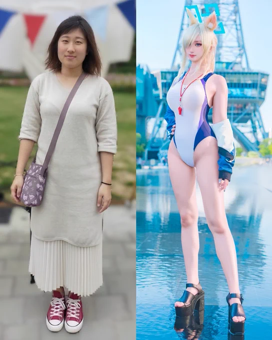코스프레를 너무나 하고 싶어서 30키로 감량했다는 일본인