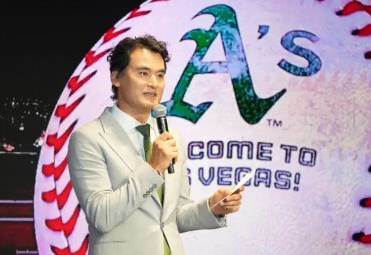 박찬호, MLB 애슬레틱스 1027억원 지분 3%인수. 구단주 수석고문직