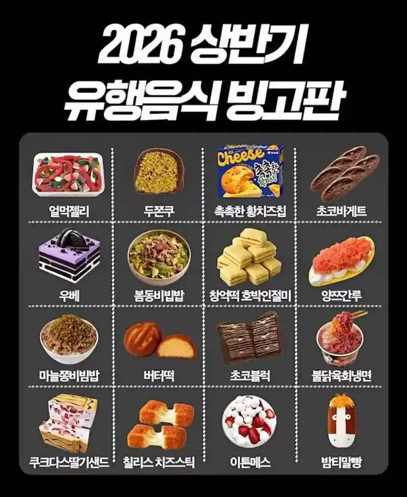 올해 상반기 6개 이상 먹어봤으면 인싸.jpg