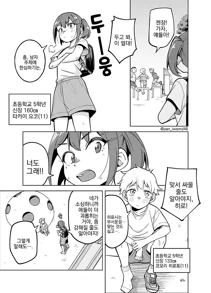 괴롭힘 당하던 소꿉친구 manhaw