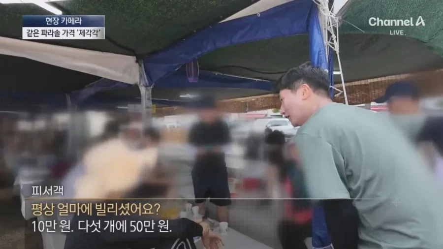 피서지에서 바가지 씌울수 밖에 없다는 상인