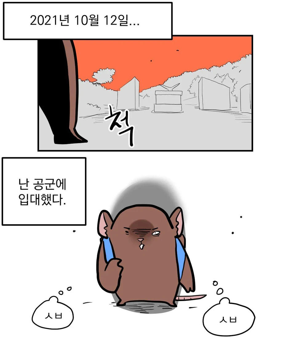 공군 입대하는 만화...manhwa