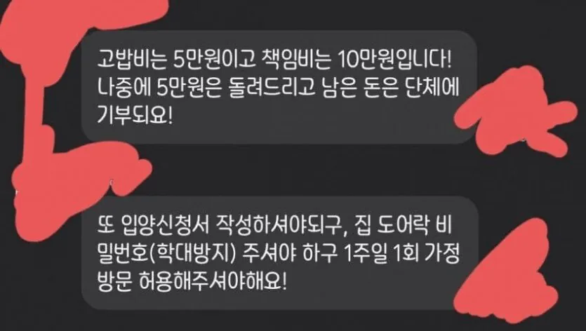 캣맘에게 입양 문의 했을때 받는 문자.jpg