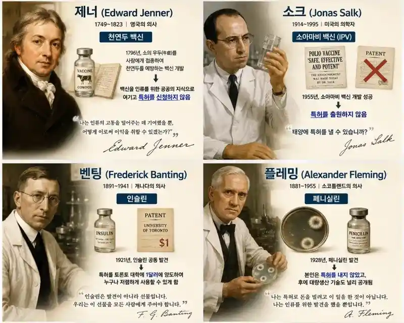 인류의 역사를 바꾼 의학계 레전드들