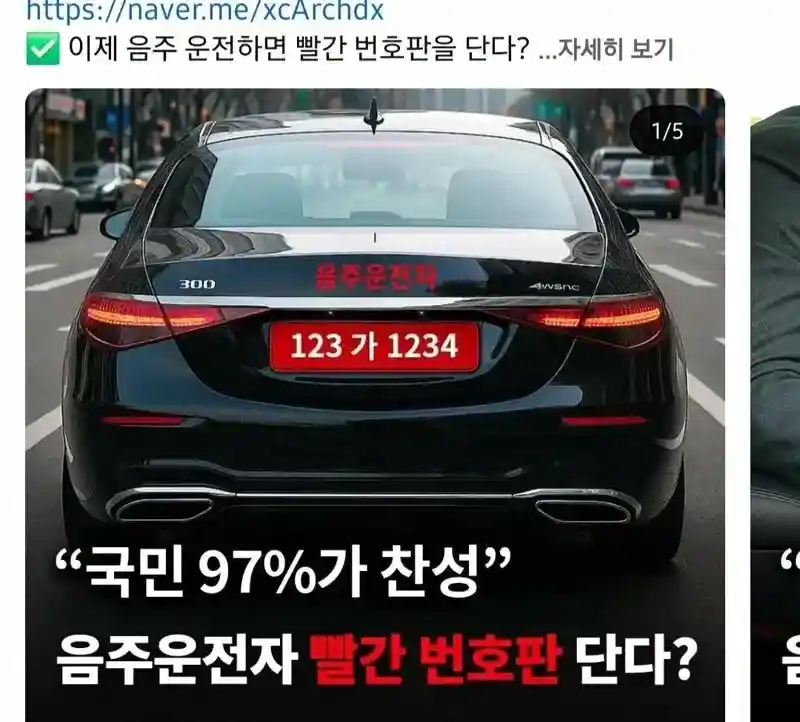 국민 97% 찬성 한다는 빨간 번호판.jpg