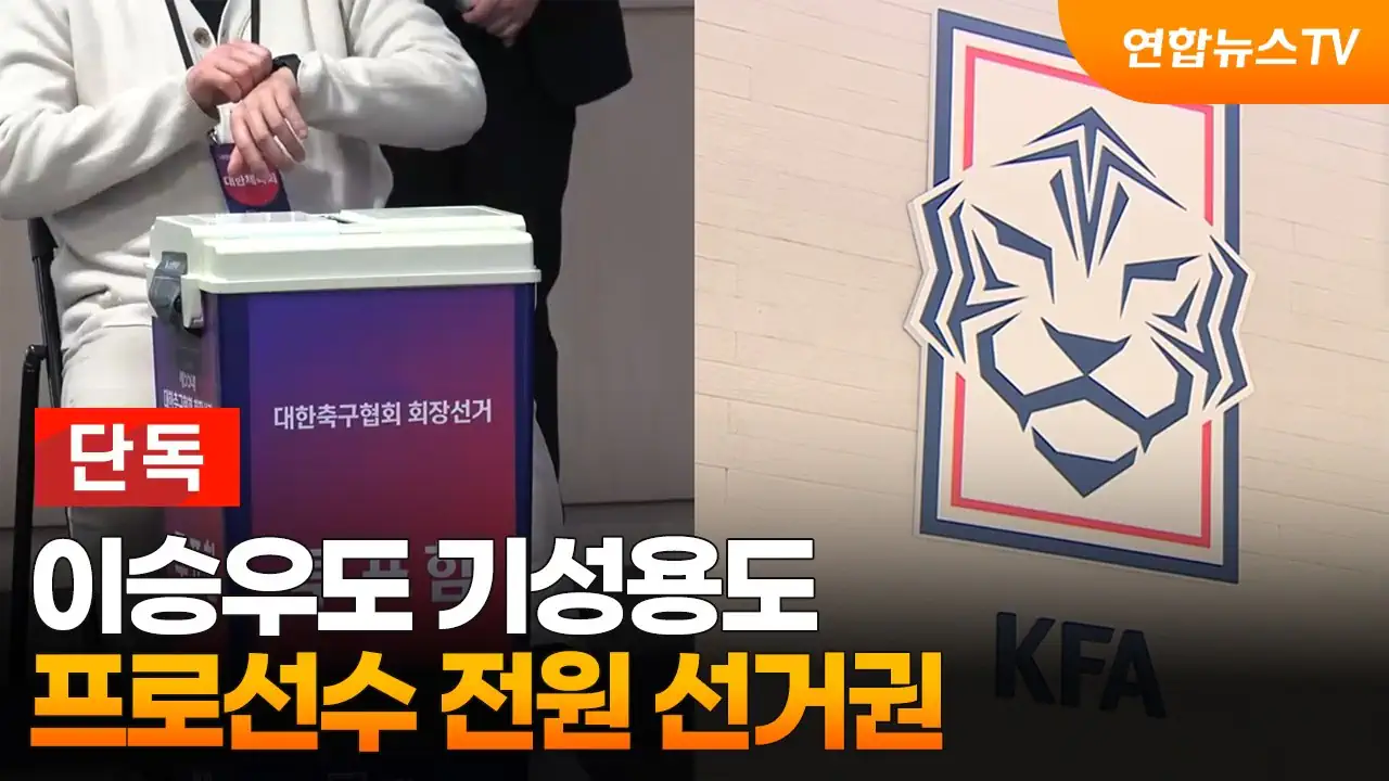 프로축구 선수 전원에게 협회장 투표권