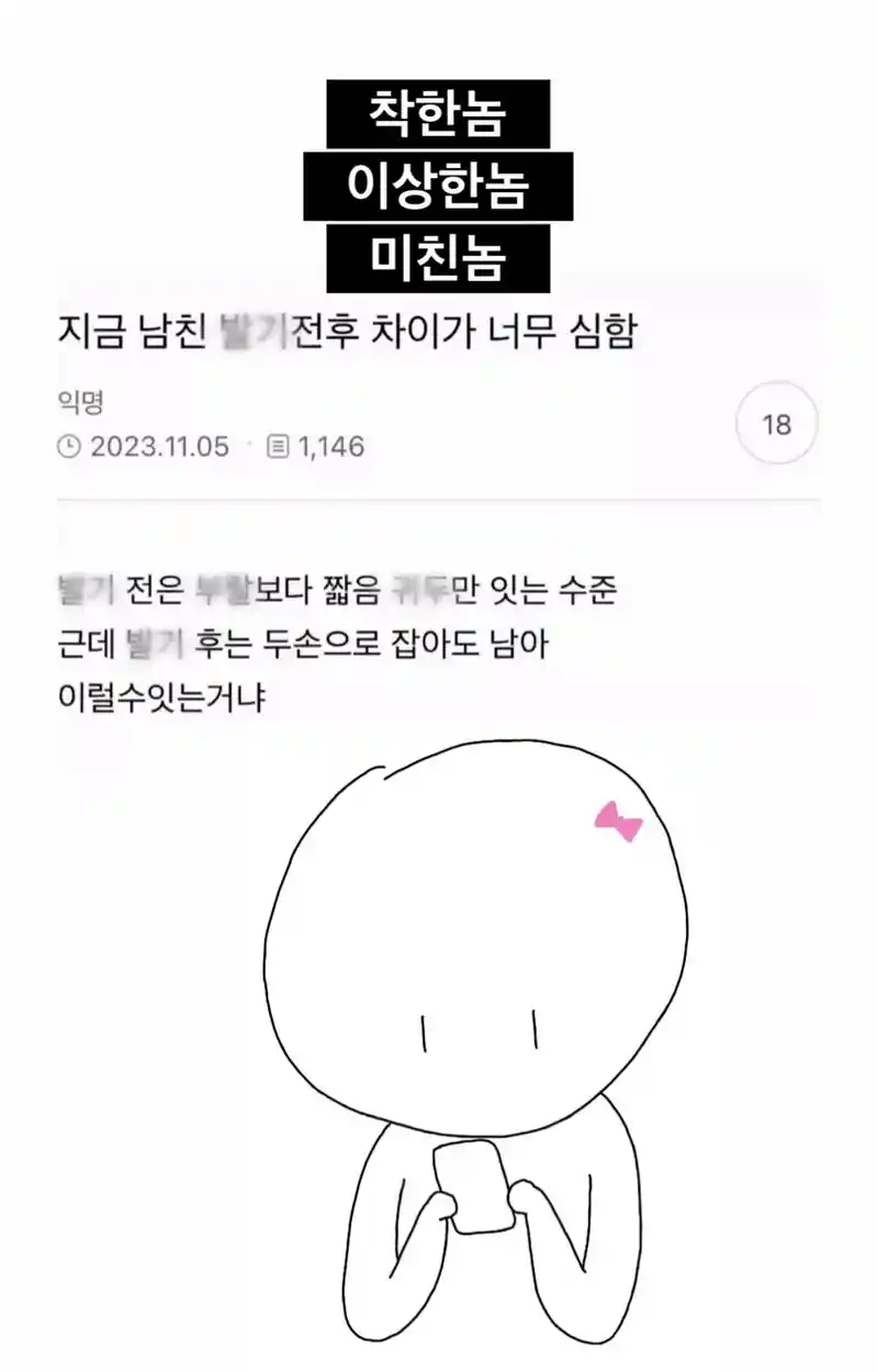 남자 발기 전후 차이