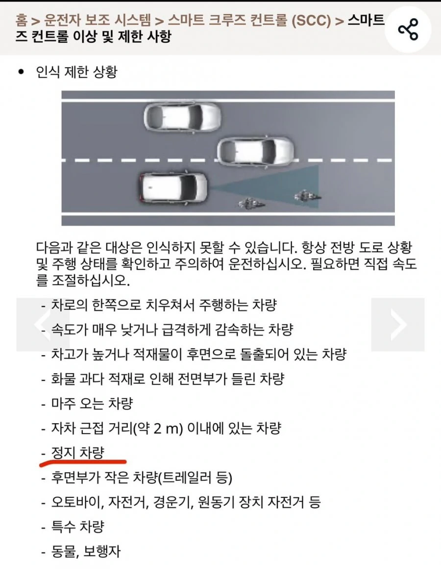 초대형 사고 한 번 터지겠다 싶은 자동차 기능