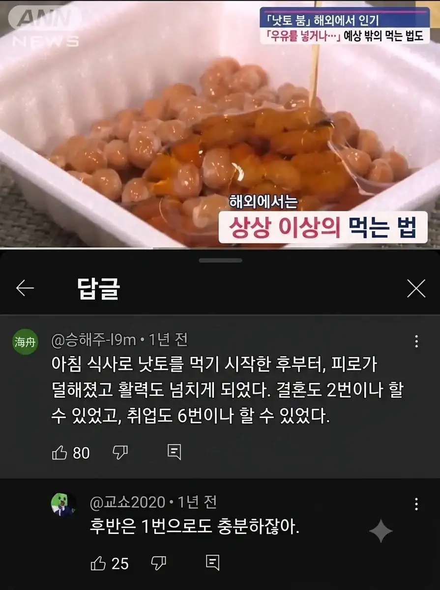 낫토를 먹으니 실제로 나타난 인생의 변화