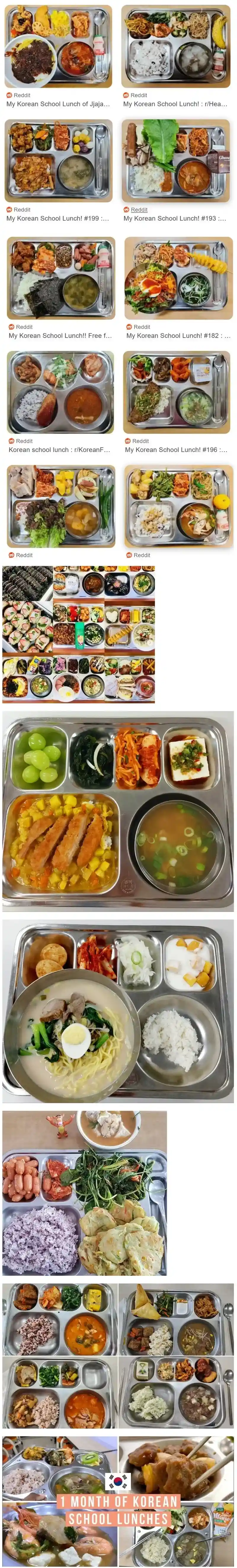 레딧에 올라온 한국 급식