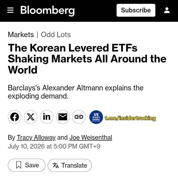 주식) 한국의 레버리지 ETF 때문에 개빡친 버거형들 근황