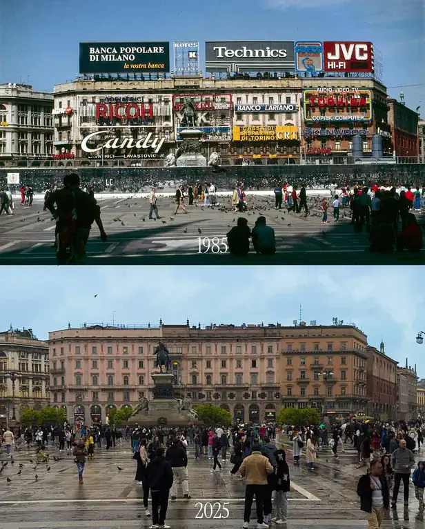 밀라노 두오모 광장 1985 vs 2025.jpg