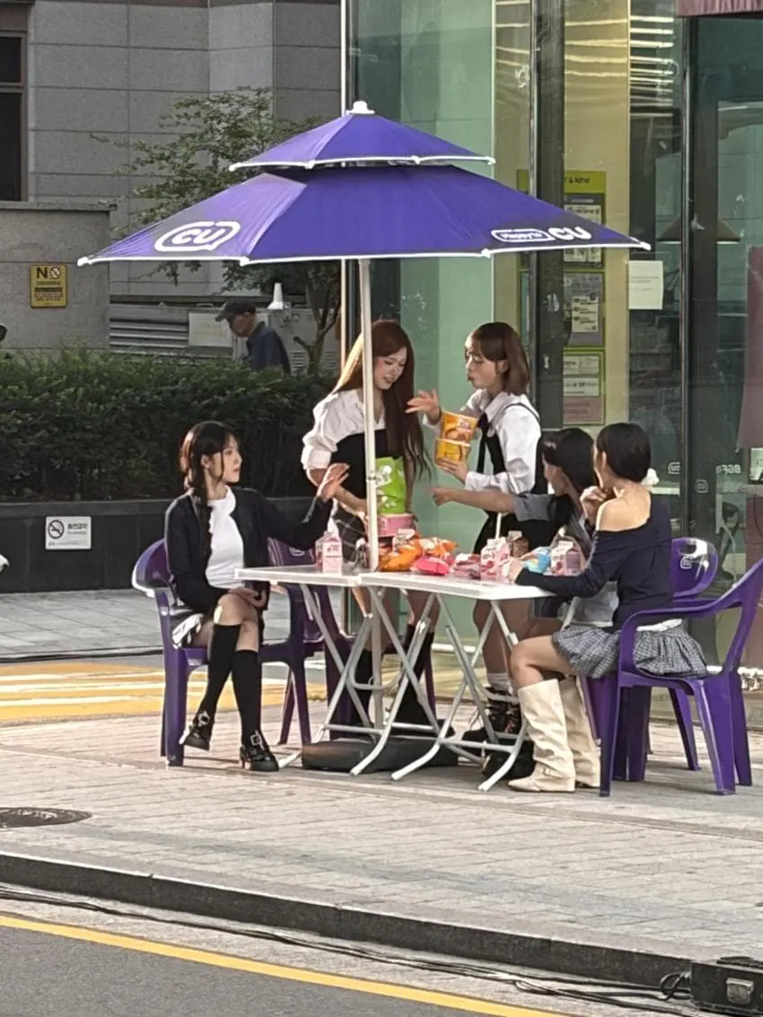 어제 CU광고 촬영했다는 리센느