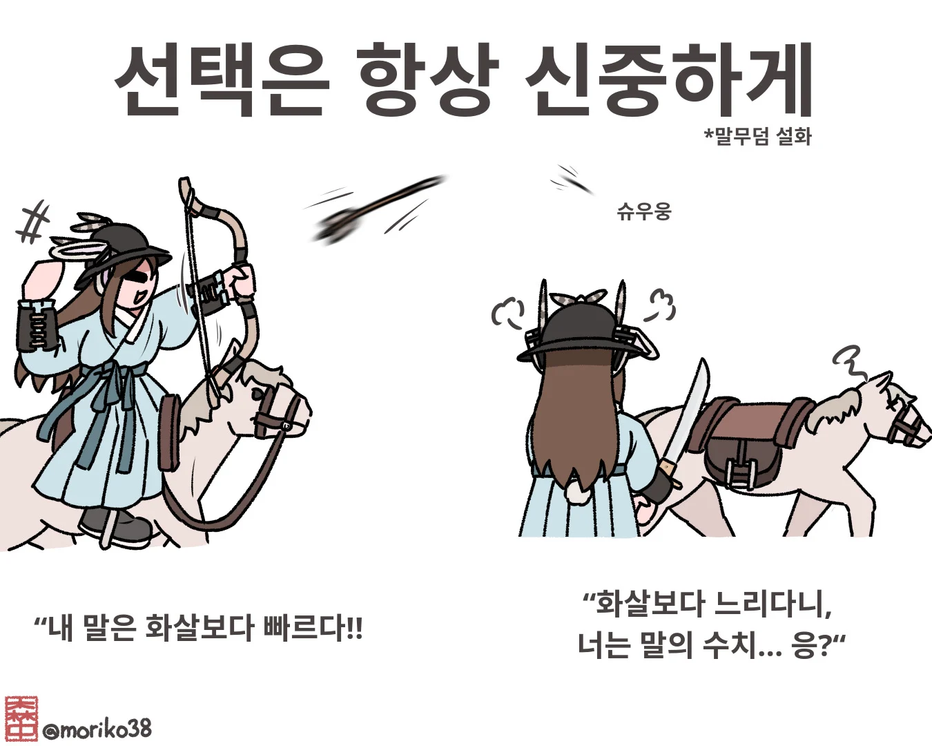 그 무관이 말을 죽인 이유